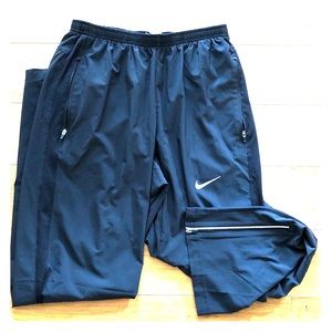 Black Nike DRI-FIT running pants.  Size M.